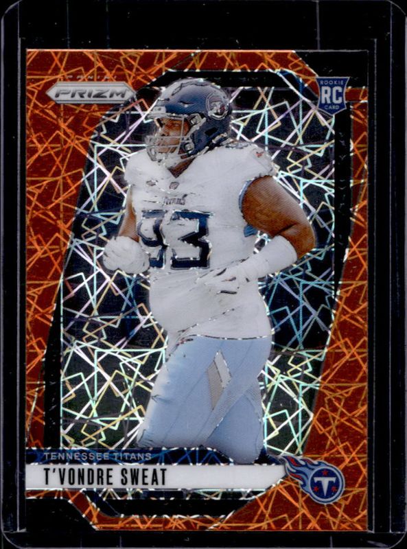 T'Vondre Sweat 2024 Prizm #394 Lazer Price Guide - Sports Card