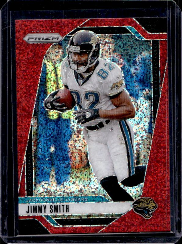 Jimmy Smith 2024 Prizm #135 Red Sparkle /(SSP) RAW