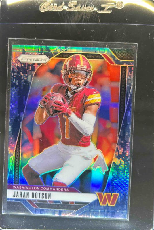 Jahan Dotson 2024 Prizm #290 Navy Camo /25 RAW