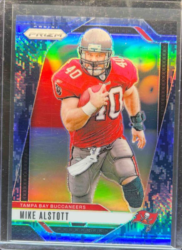 Mike Alstott 2024 Prizm #275 Navy Camo /25 RAW