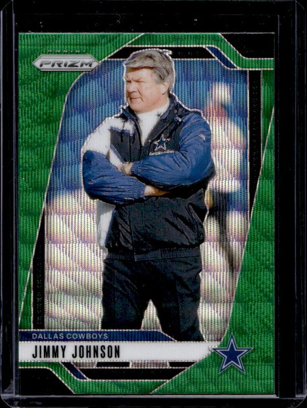 Jim Johnson 2024 Prizm #82 Green Wave RAW