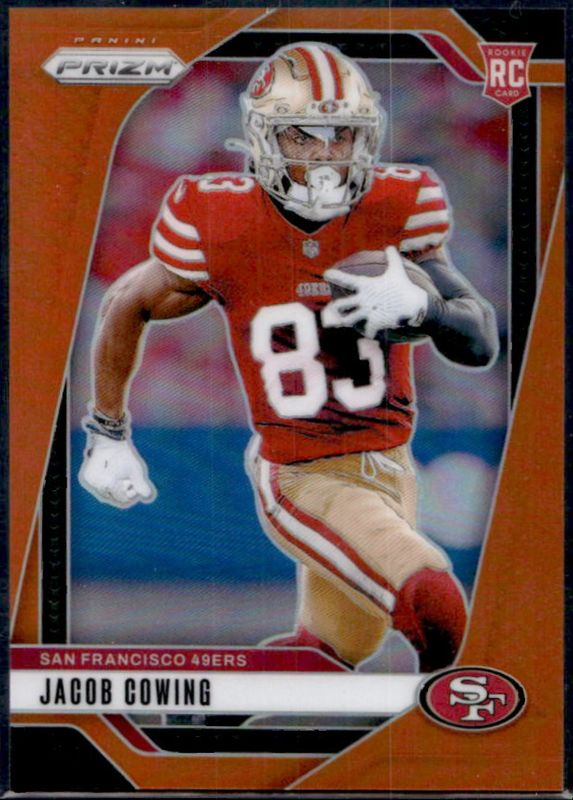 Jacob Cowing 2024 Prizm #335 Orange /249 Rookie RAW