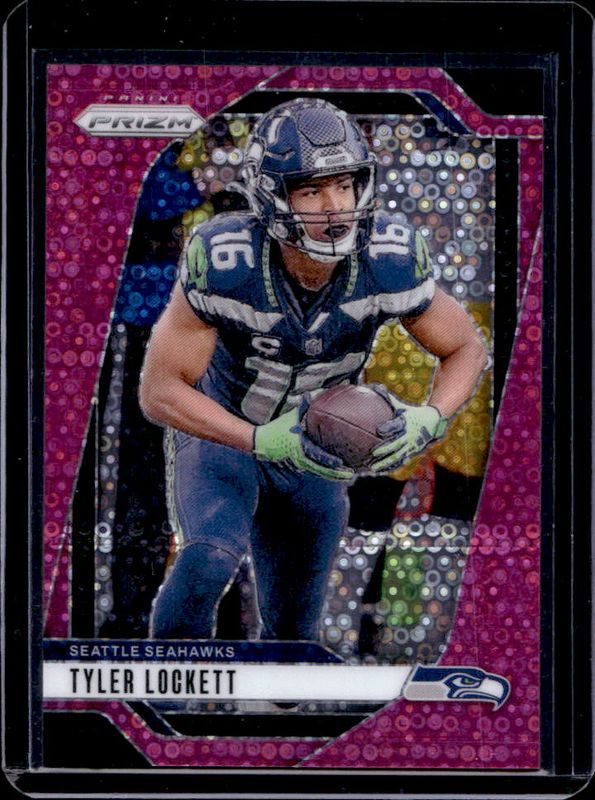 Tyler Lockett 2024 Prizm #262 No Huddle Pink /25 RAW