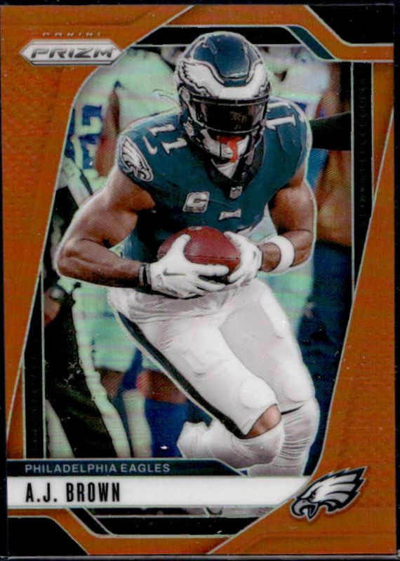 AJ Brown 2024 Prizm #233 Orange /249 RAW