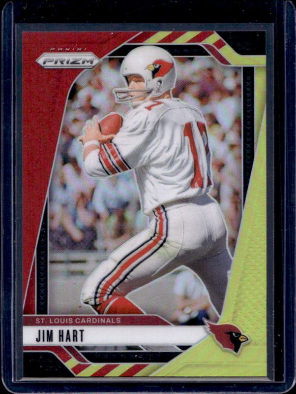 Jim Hart 2024 Prizm #9 Red & Yellow /44 RAW