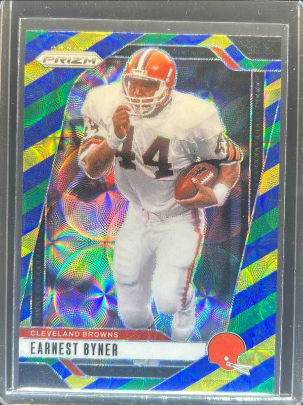 Earnest Byner 2024 Prizm #70 Choice Blue Yellow Green RAW