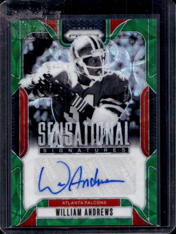2024 Prizm #SS-WAS Sensational Signatures - Green Scope /75