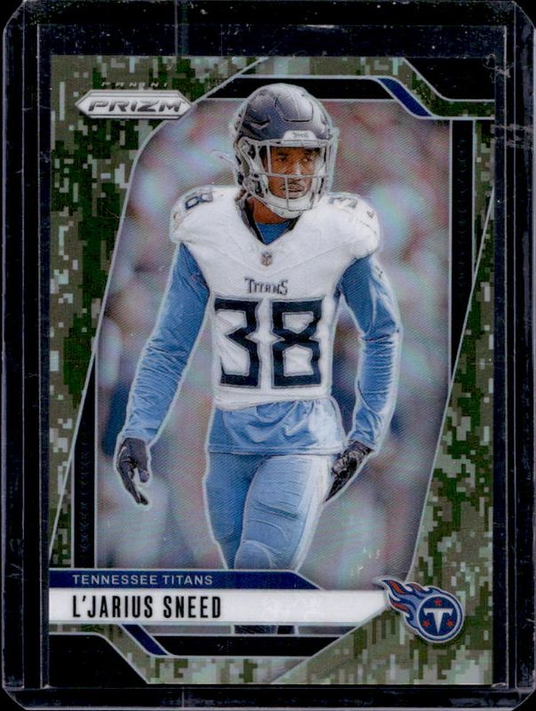 L'Jarius Sneed 2024 Prizm #283 Forest Camo /15 RAW