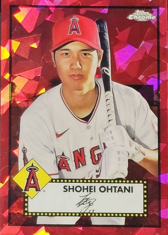 Shohei Ohtani 2021 Topps Chrome Platinum Anniversary #192 Red