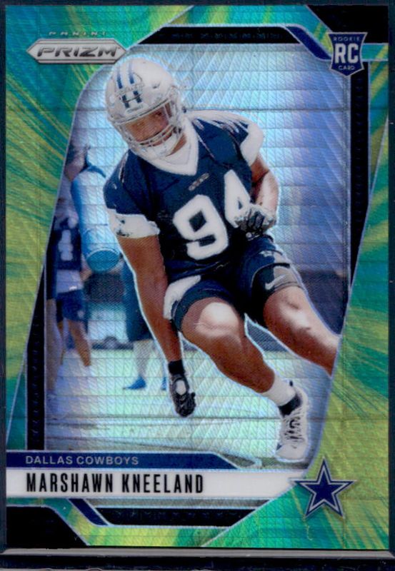 Marshawn Kneeland 2024 Prizm #373 Hyper /180 Rookie RAW
