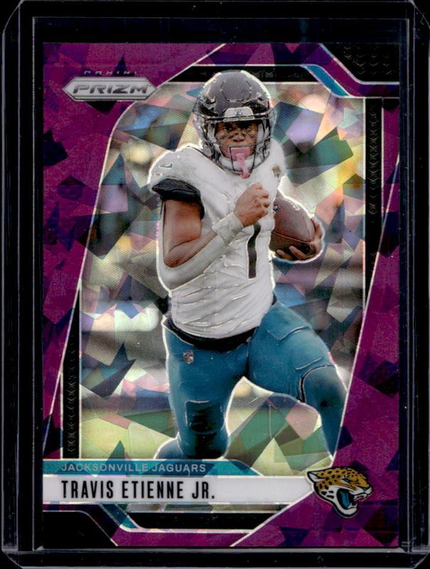Travis Etienne Jr. 2024 Prizm #130 Purple Ice /225 RAW
