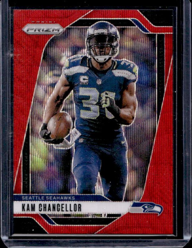 Kam Chancellor 2024 Prizm #266 Red Wave /149 RAW