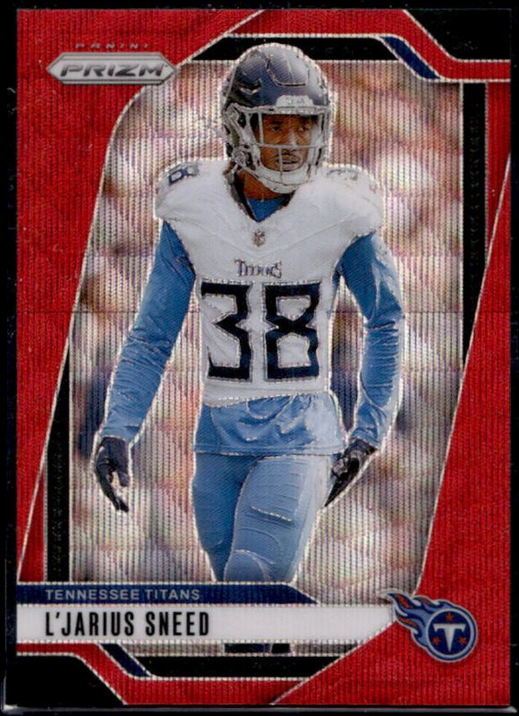 L'Jarius Sneed 2024 Prizm #283 Red Wave /149 RAW