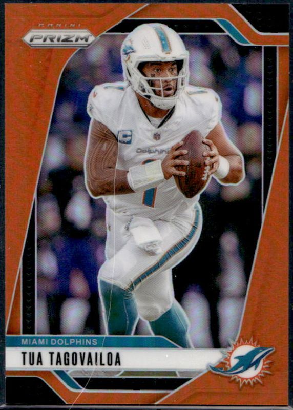 Tua Tagovailoa 2024 Prizm #175 Orange /249 RAW