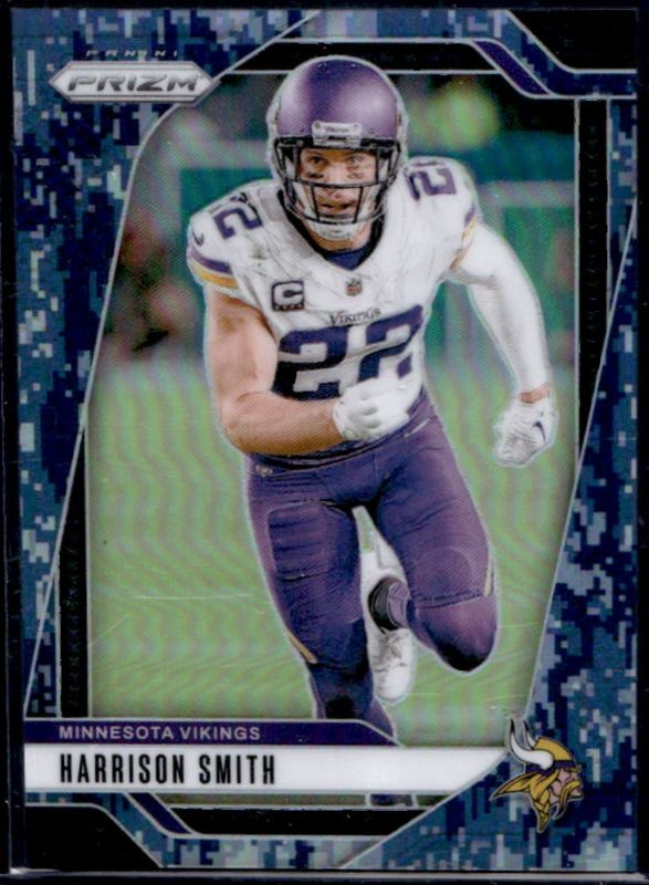 Harrison Smith 2024 Prizm #190 Navy Camo /25 RAW