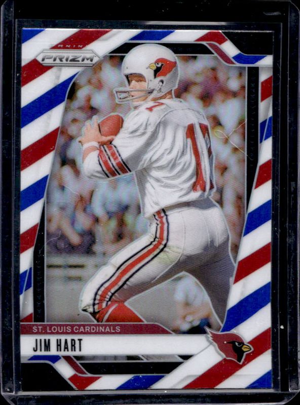 Jim Hart 2024 Prizm #9 Red White Blue RAW