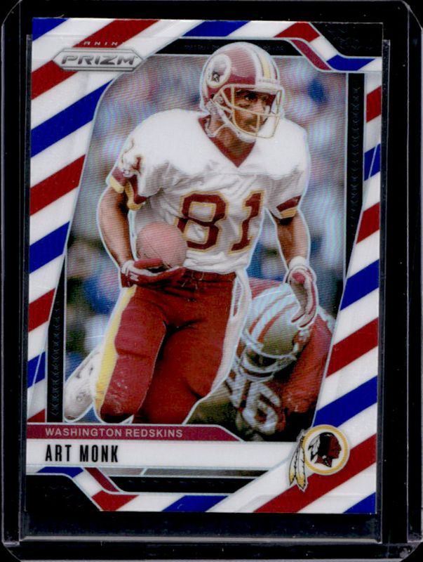 Art Monk 2024 Prizm #294 Red White Blue RAW