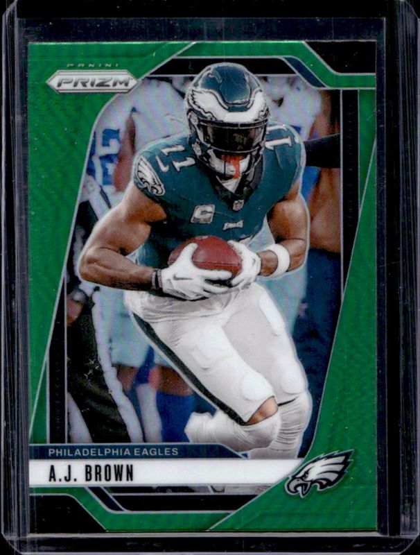 AJ Brown 2024 Prizm #233 Green RAW