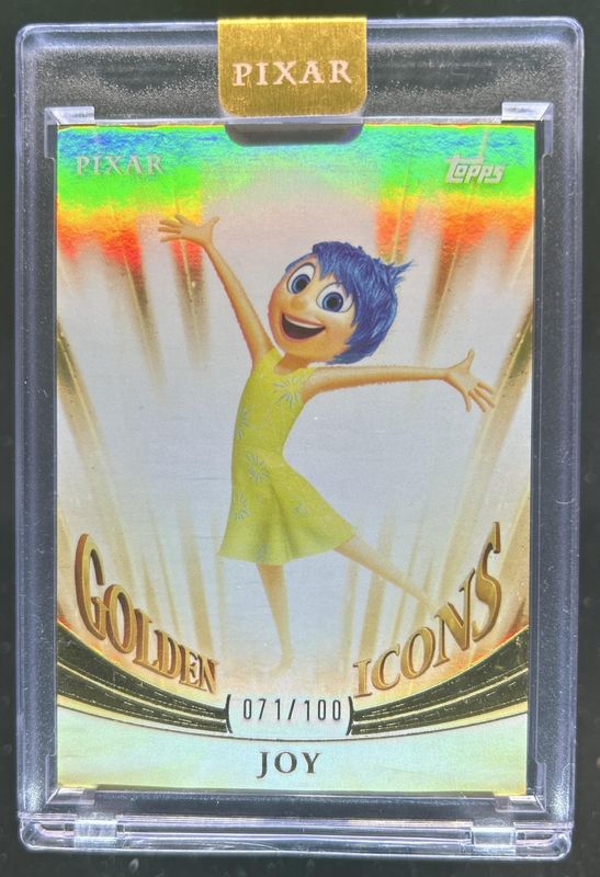 Joy 2025 Topps Chrome Pixar Gold #GI-56 Golden Icons (Encased