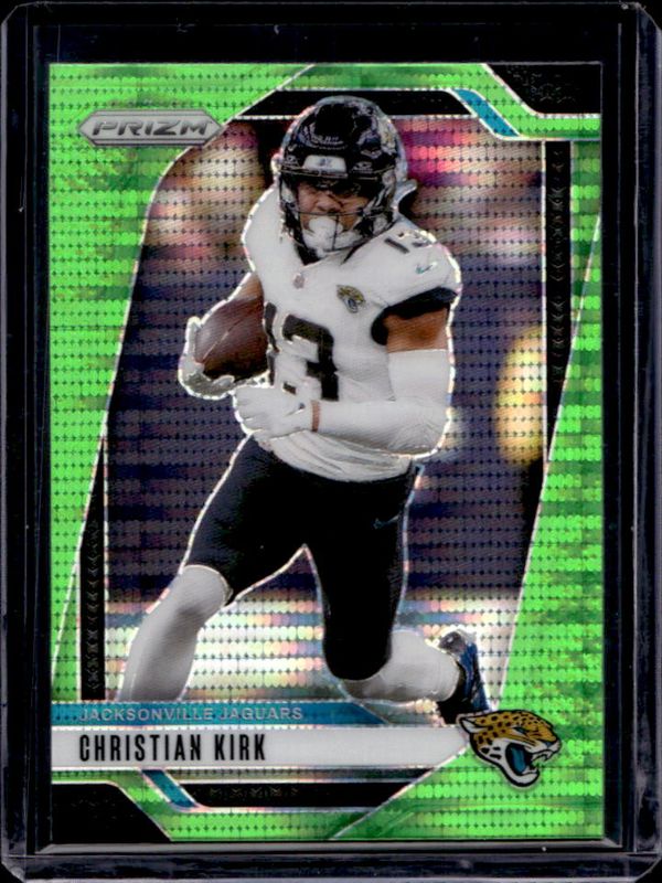 Christian Kirk 2024 Prizm #131 Neon Green Pulsar RAW