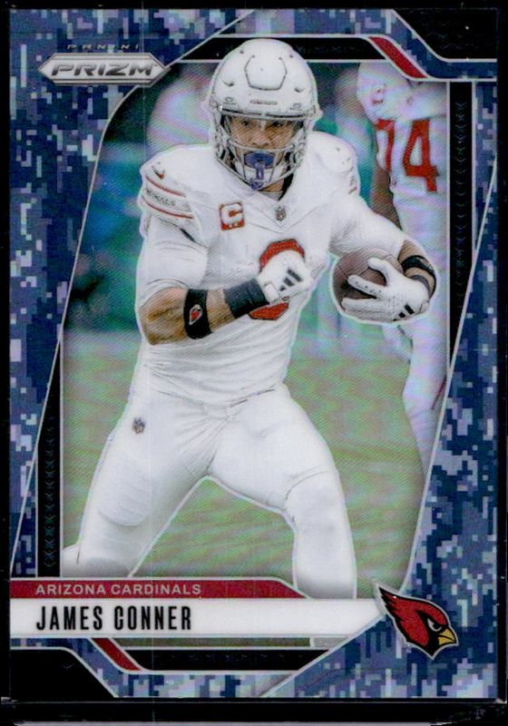 James Conner 2024 Prizm #2 Navy Camo /25 RAW