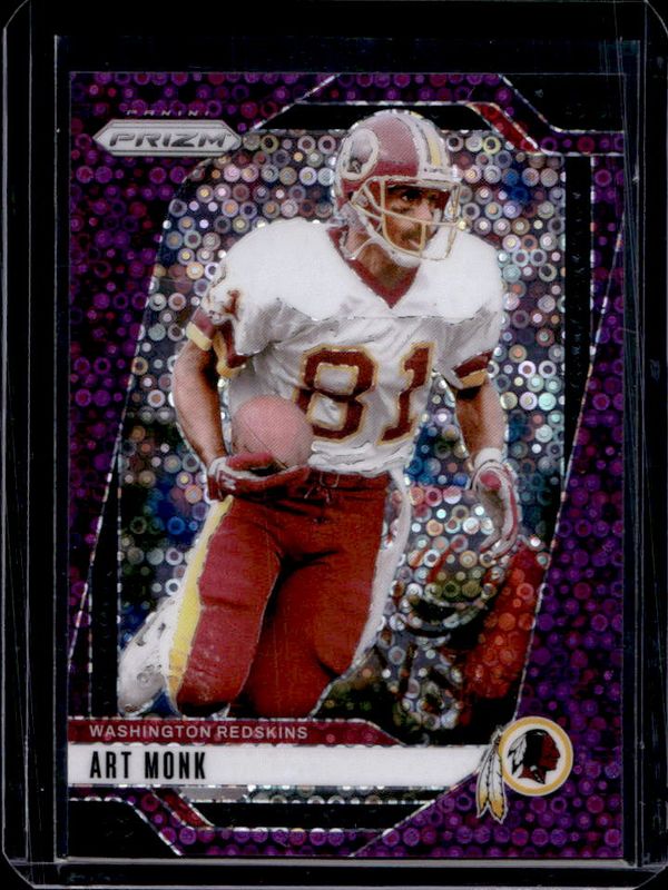 Art Monk 2024 Prizm #294 No Huddle Purple /49 RAW