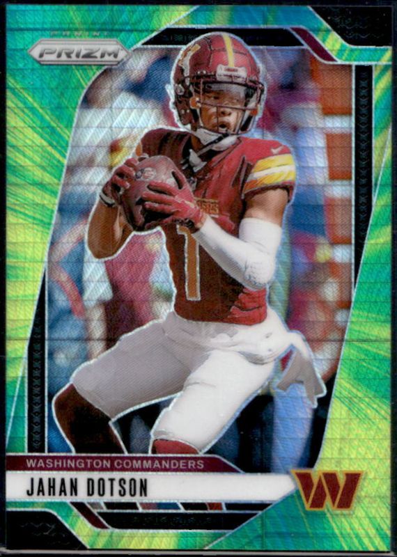 Jahan Dotson 2024 Prizm #290 Hyper /180 RAW
