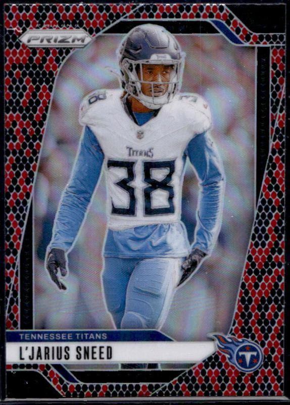 L'Jarius Sneed 2024 Prizm #283 Snakeskin /(SSP) RAW