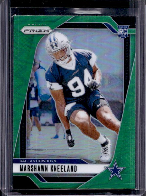 Marshawn Kneeland 2024 Prizm #373 Green Rookie RAW
