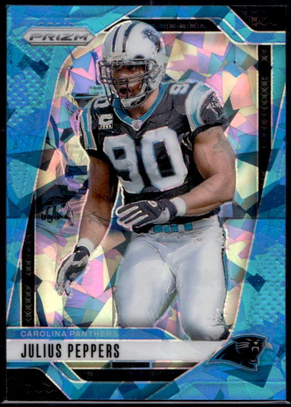 Julius Peppers 2024 Prizm #43 Blue Ice /99 RAW