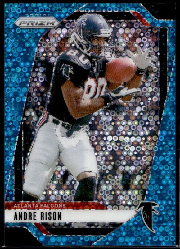 Andre Rison 2024 Prizm #16 No Huddle Blue /99 RAW