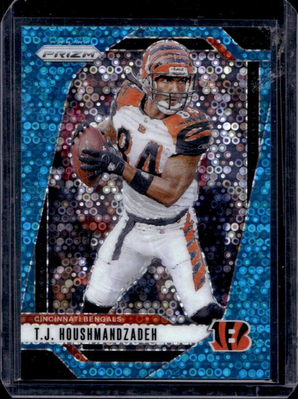 TJ Houshmandzadeh 2024 Prizm #63 No Huddle Blue /99 RAW