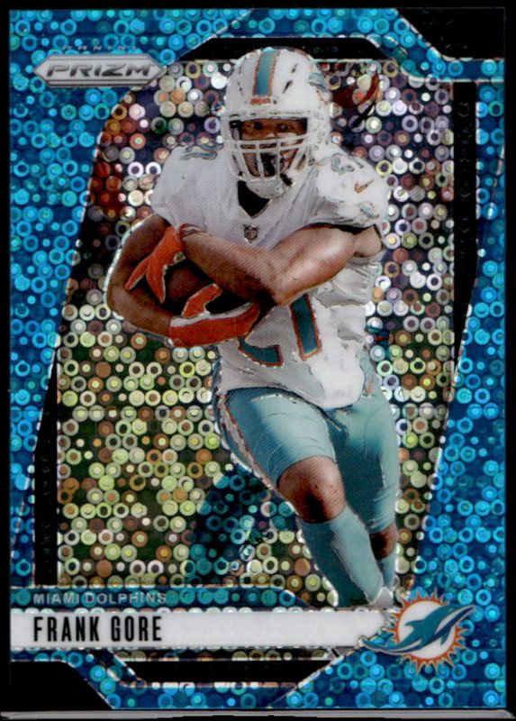 Frank Gore 2024 Prizm #184 No Huddle Blue /99 RAW