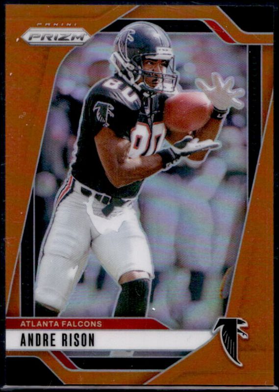 Andre Rison 2024 Prizm #16 Orange /249 RAW