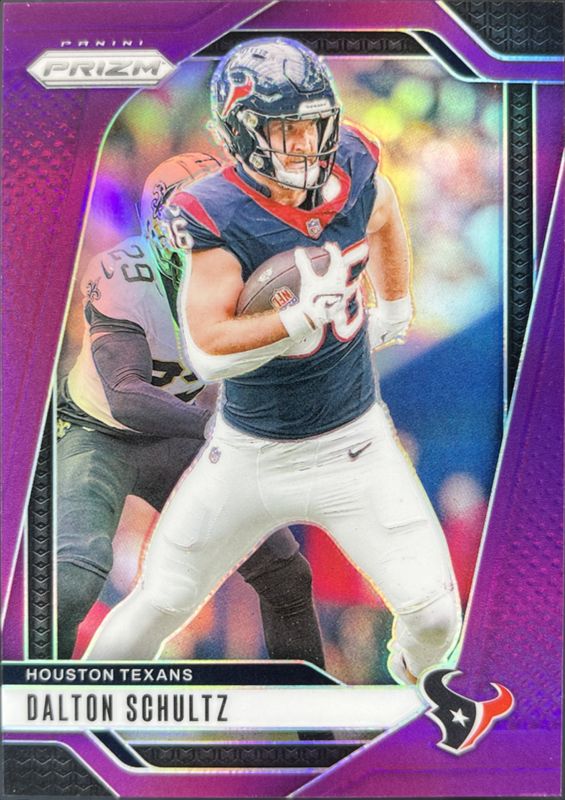 Dalton Schultz 2024 Prizm #115 Purple /125 RAW