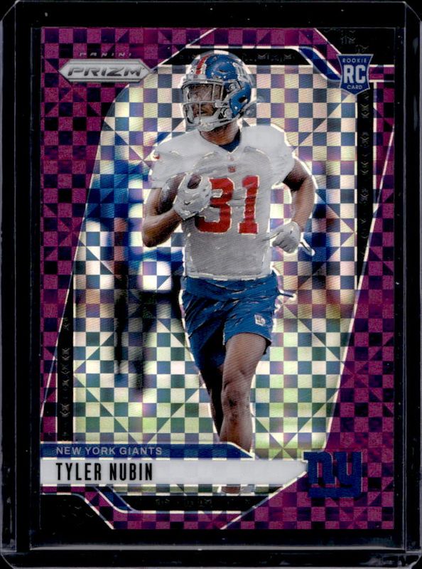 Tyler Nubin 2024 Prizm #395 Purple Power /49 Rookie RAW