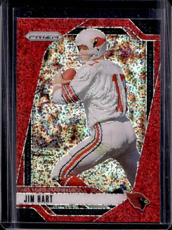 Jim Hart 2024 Prizm #9 Red Sparkle /(SSP) RAW