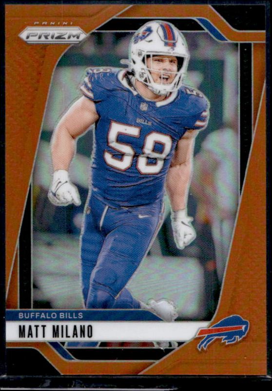 Matt Milano 2024 Prizm #33 Orange /249 RAW