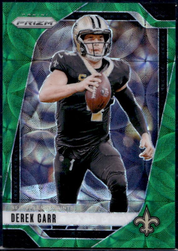 Derek Carr 2024 Prizm #203 Green Scope /75 RAW