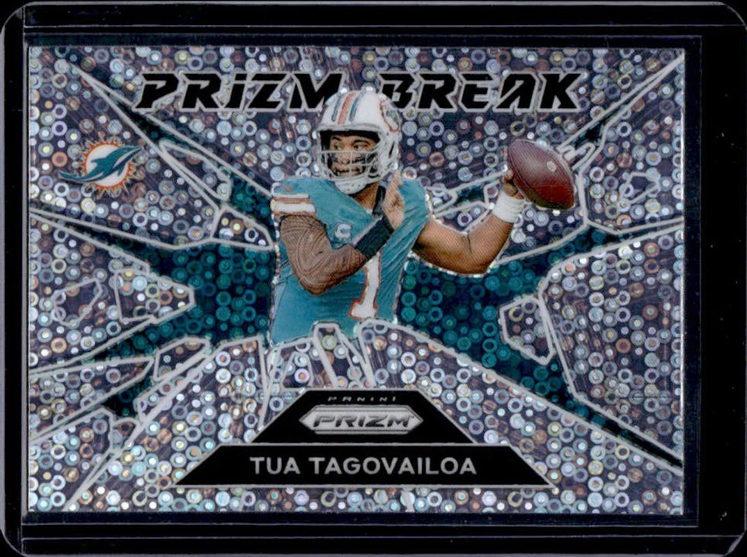 Tua Tagovailoa 2024 Prizm #10 Prizm Break - No Huddle RAW