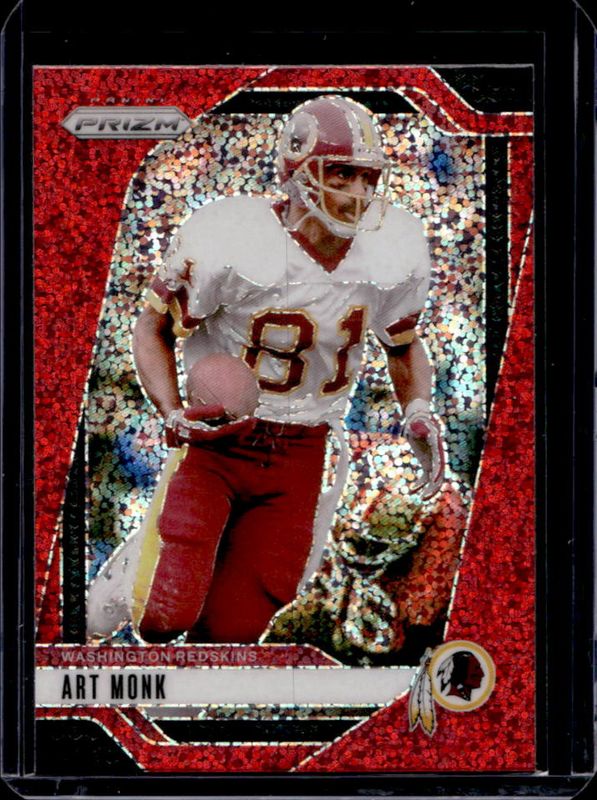 Art Monk 2024 Prizm #294 Red Sparkle /(SSP) RAW