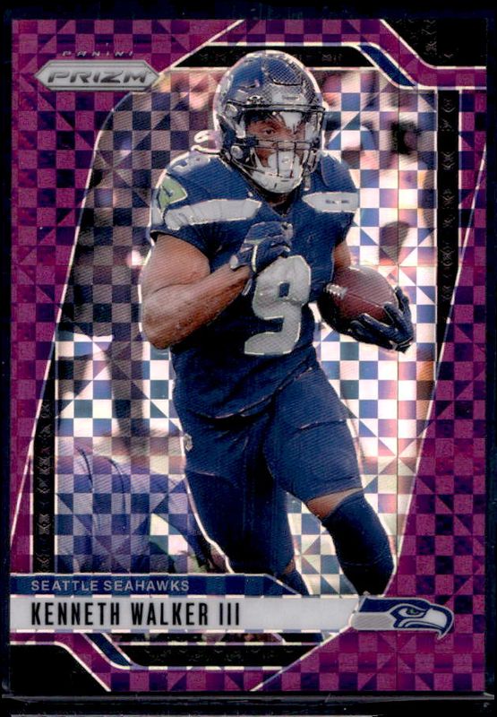 Kenneth Walker III 2024 Prizm #260 Purple Power /49 RAW