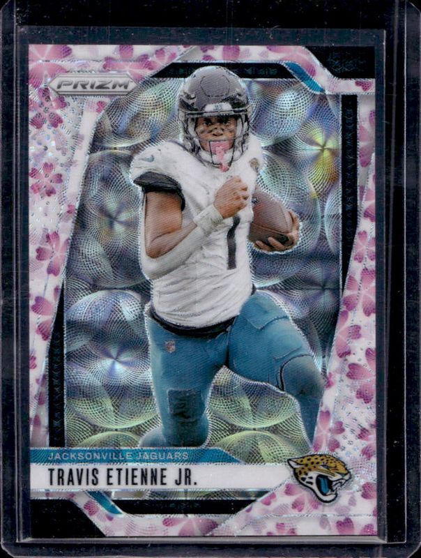 Travis Etienne Jr. 2024 Prizm #130 Choice Cherry Blossom /15 RAW