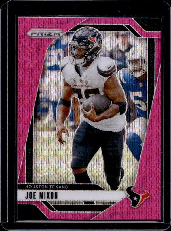 Joe Mixon 2024 Prizm #112 Pink Wave RAW