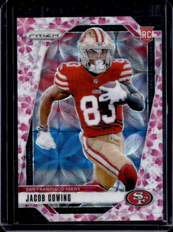 Jacob Cowing 2024 Prizm #335 Choice Cherry Blossom /15 Rookie RAW