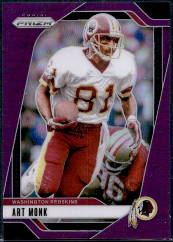 Art Monk 2024 Prizm #294 Purple /125 RAW