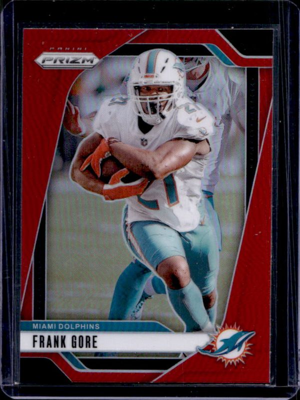 Frank Gore 2024 Prizm #184 Red /(SSP) RAW