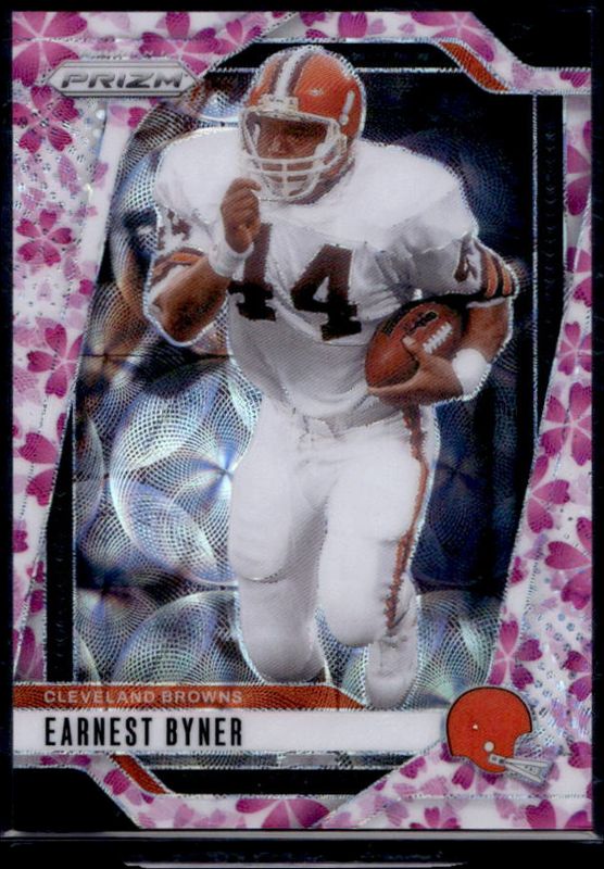 Earnest Byner 2024 Prizm #70 Choice Cherry Blossom /15 RAW