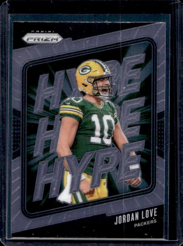 Jordan Love 2024 Prizm #2 Hype RAW