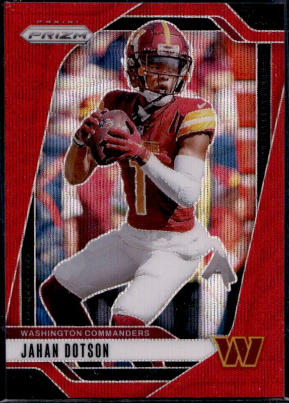 Jahan Dotson 2024 Prizm #290 Red Wave /149 RAW